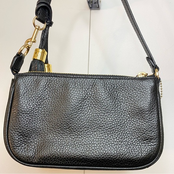 Coach Black Pebbled Leather Bag - Picture 6 of 9